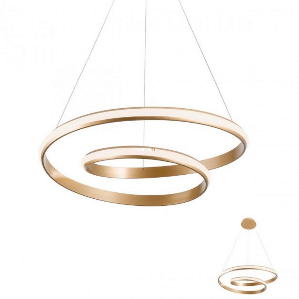 Lampă suspendată cu LED reglabilă cu întrerupător, 30 W, alb rece, bronz - Torsion Redo 01-1889
