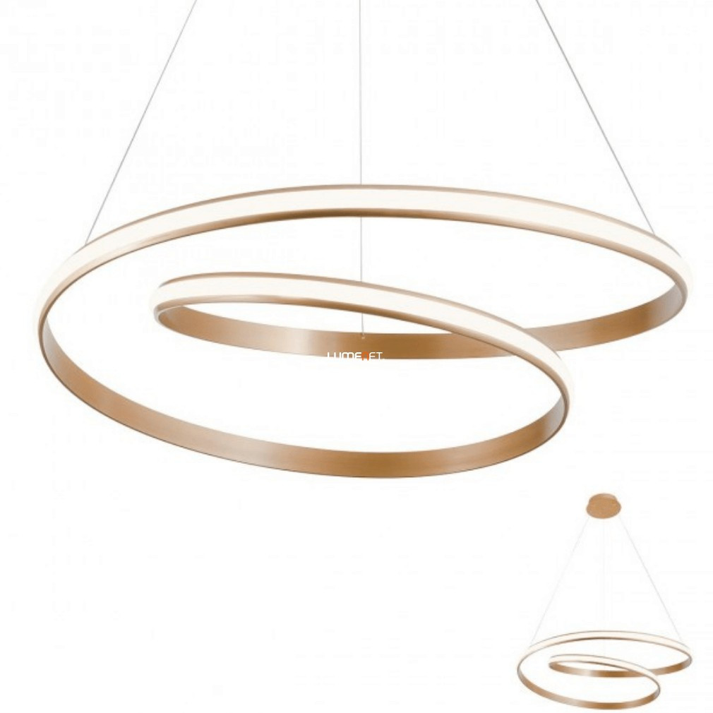 Lampă LED suspendată cu întrerupător, 40 W, alb rece, bronz - Torsion Redo 01-1891