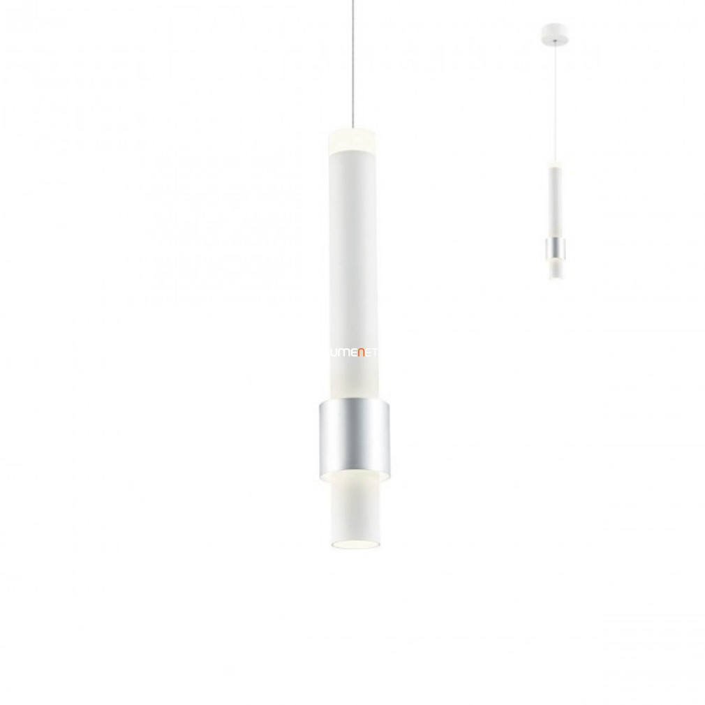 Lampa suspendată cu LED 6 W, alb cald, alb-argintiu - Tycon Redo 01-1992
