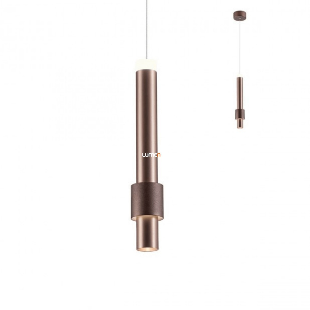 Lampa suspendată cu LED 6 W, alb cald, maro - Tycon Redo 01-1993