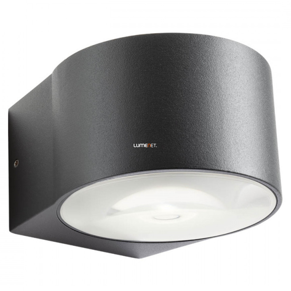 Lampă LED de exterior pentru perete, cu lumină în sus/în jos, 12 W, alb cald, culoare gri - Log Redo 90063