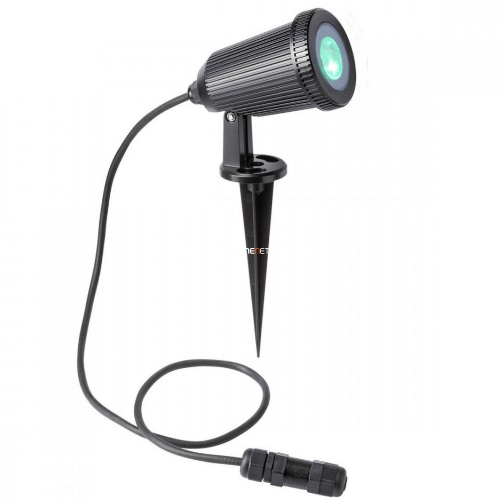 Lampă LED RGB de exterior, cu fixare în pământ, 6 W, negru - Taiga Tuya Redo 90149