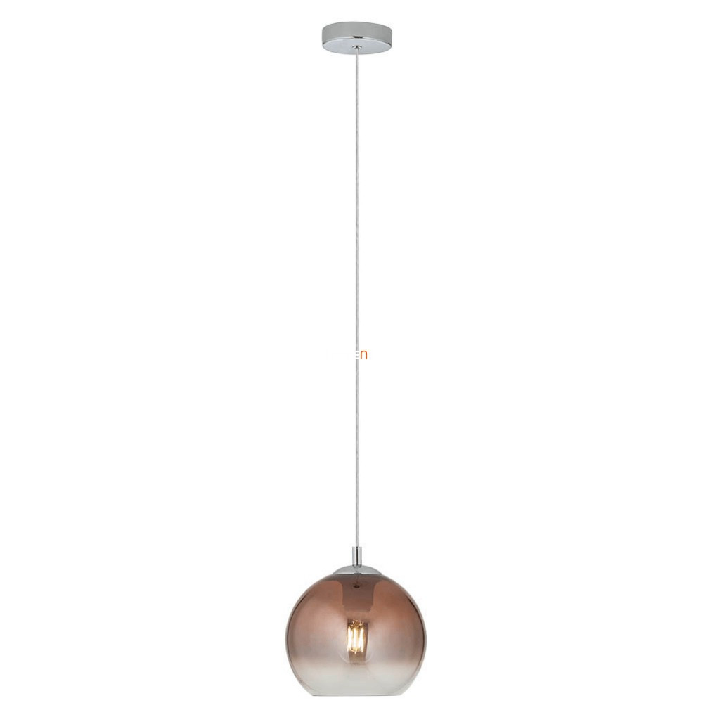 Lampa suspendată 20 cm, crom-cupru roșu - Bowl Redo 01-2072