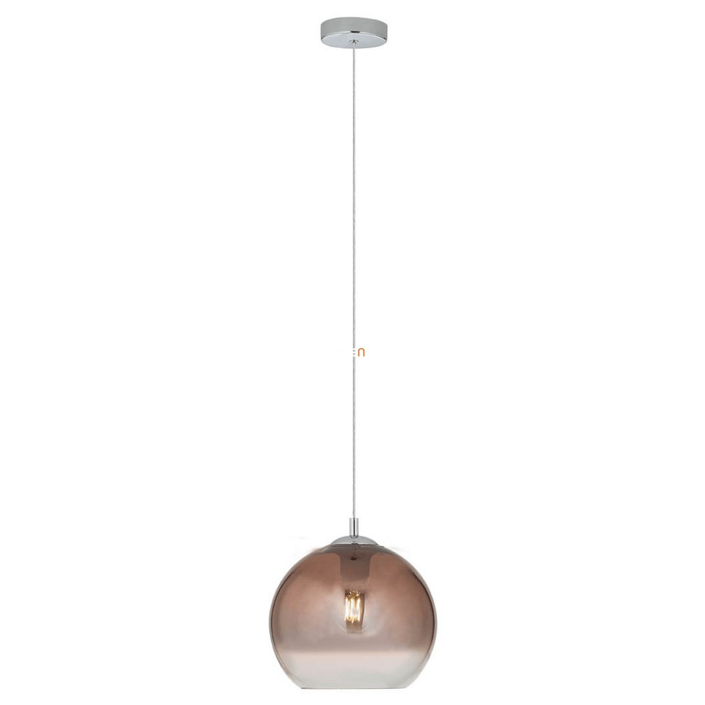Lampa suspendată 25 cm, crom-cupru roșu - Bowl Redo 01-2074