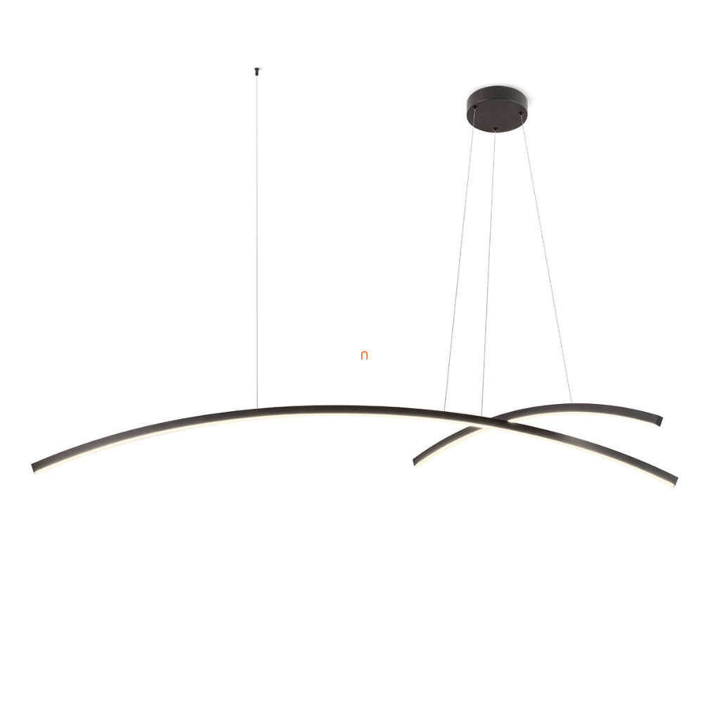 Lampă suspendată cu LED reglabilă cu întrerupător 45 W, alb cald, negru - Katana Redo 01-2102