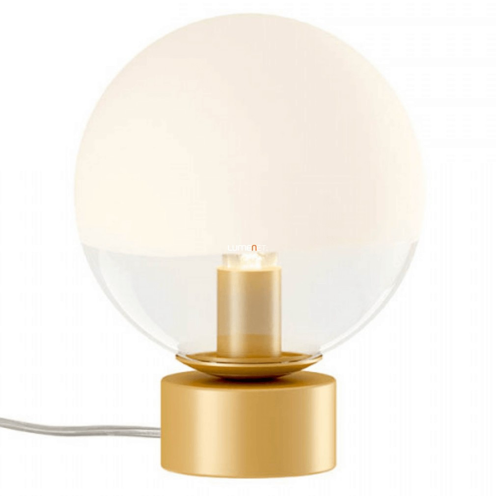 Lampa de masă cu glob de sticlă în culoarea aurie, 25 cm - Berry Redo 01-2280, cu soclu 1xE27