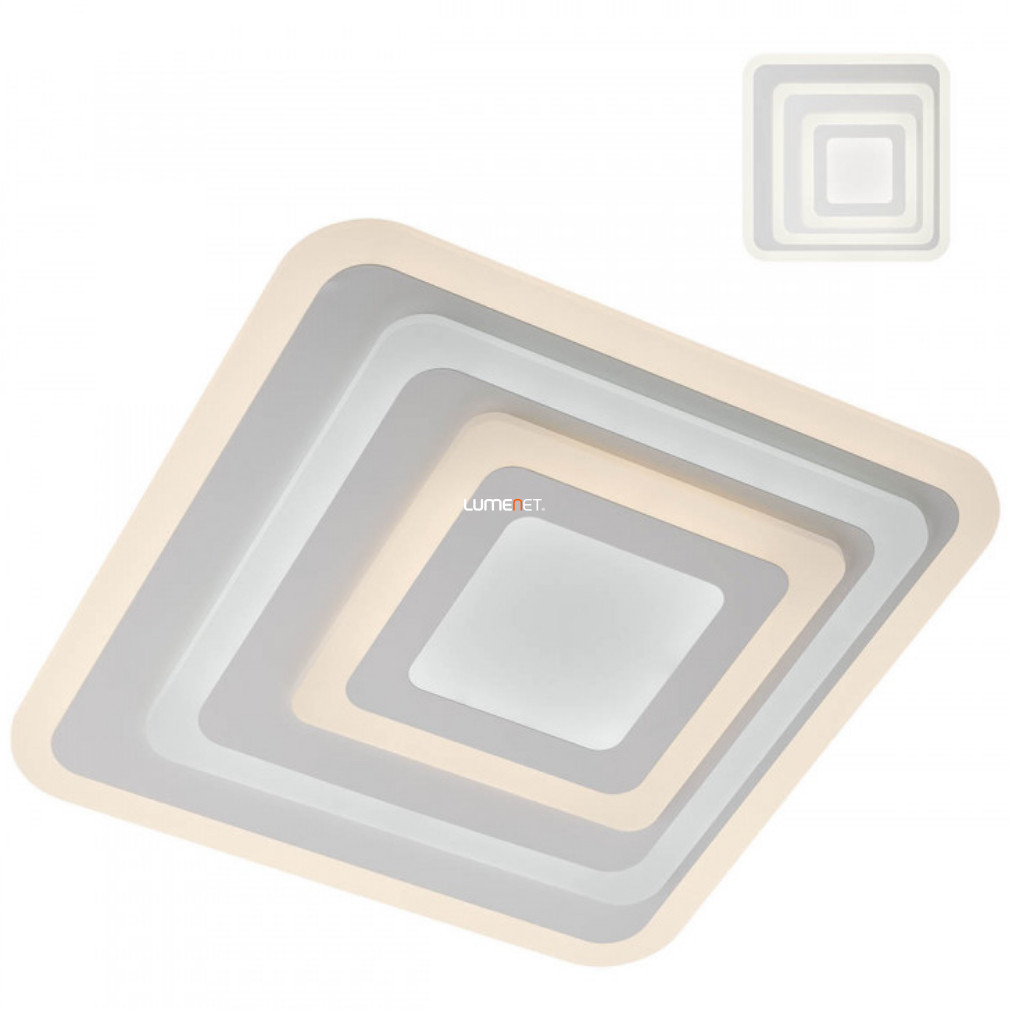 Lampă de tavan cu telecomandă, unghiulară, albă - Stratos Design Smarter 01-2337