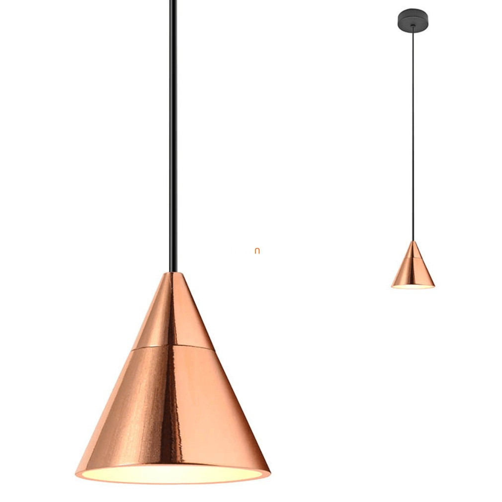 Lampă suspendată cu LED 7 W, alb cald, roz auriu - Eiko Redo 01-2350