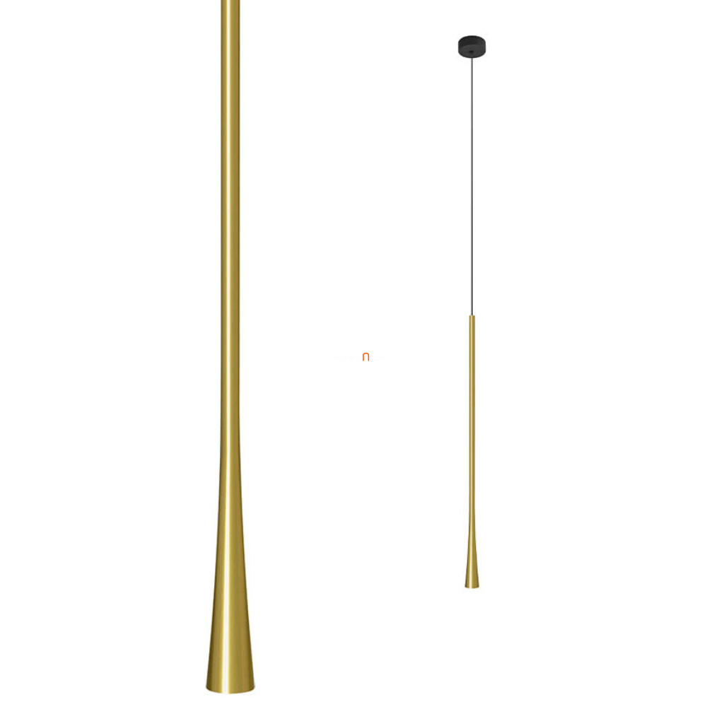 Lampa suspendată cu LED 7 W, alb cald, alamă - Ito Redo 01-2353