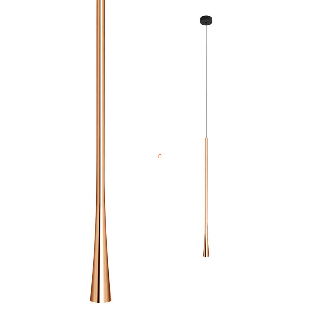 Lampa suspendată cu LED 7 W, alb cald, roz auriu - Ito Redo 01-2354