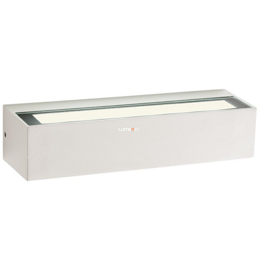 Lampă LED de exterior pentru perete, cu lumină în sus/în jos, 12 W, alb cald, culoare albă - Aroos Redo 90256