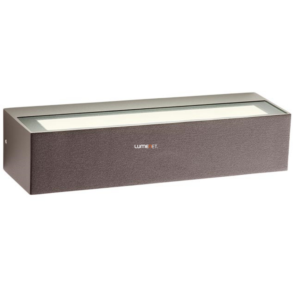 Lampă LED de exterior pentru perete, cu lumină în sus/în jos, 12 W, alb cald, maro - Aroos Redo 90258