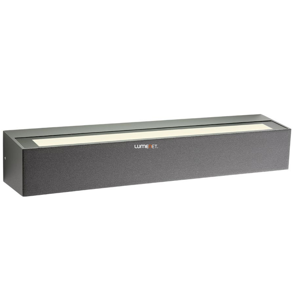 Lampă LED de exterior pentru perete, cu lumină în sus/în jos, 21 W, alb cald, culoare gri - Aroos Redo 90260