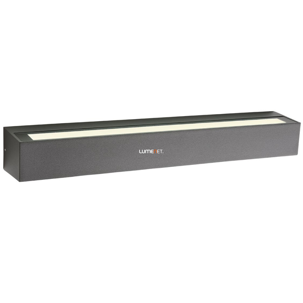 Lampă LED de exterior pentru perete, cu lumină în sus/în jos, 30 W, alb cald, culoare gri - Aroos Redo 90263