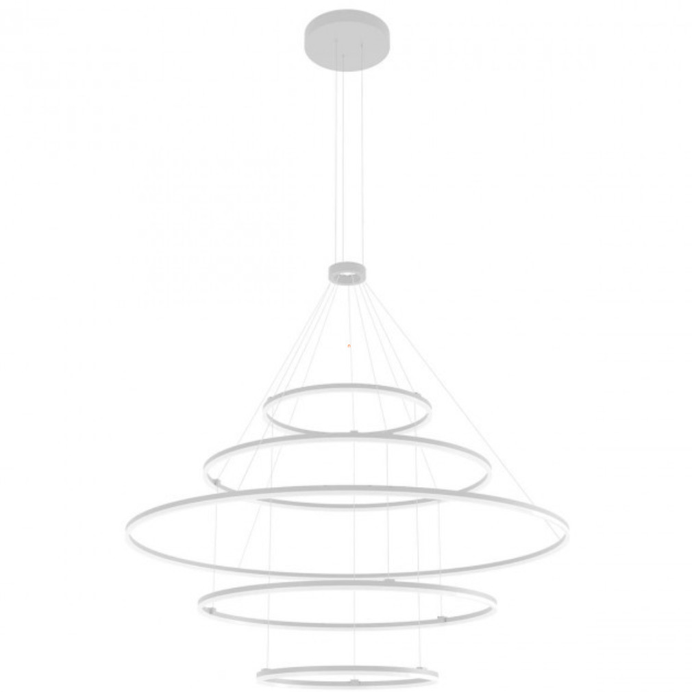 Falikapcsolóval szabályozható függesztett LED lámpa, 5 szintes, fehér,150 cm (Orbit)