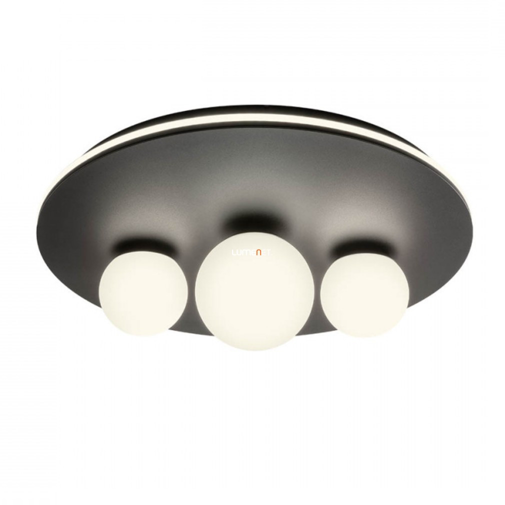 Lampa LED de tavan 48 W, alb cald, negru mat - Corum Redo 01-2466