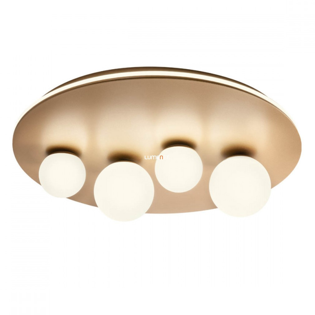 Lampa LED de tavan 64 W, alb cald, auriu-alb - Corum Redo 01-2467