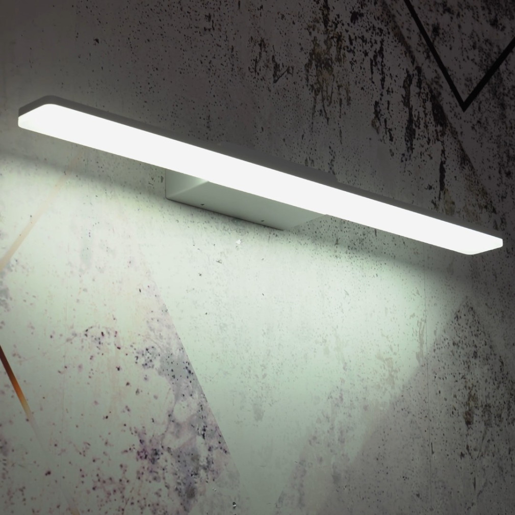 Lampa LED de perete pentru baie 18 W, alb rece, alb mat - Barrio Redo 01-2503