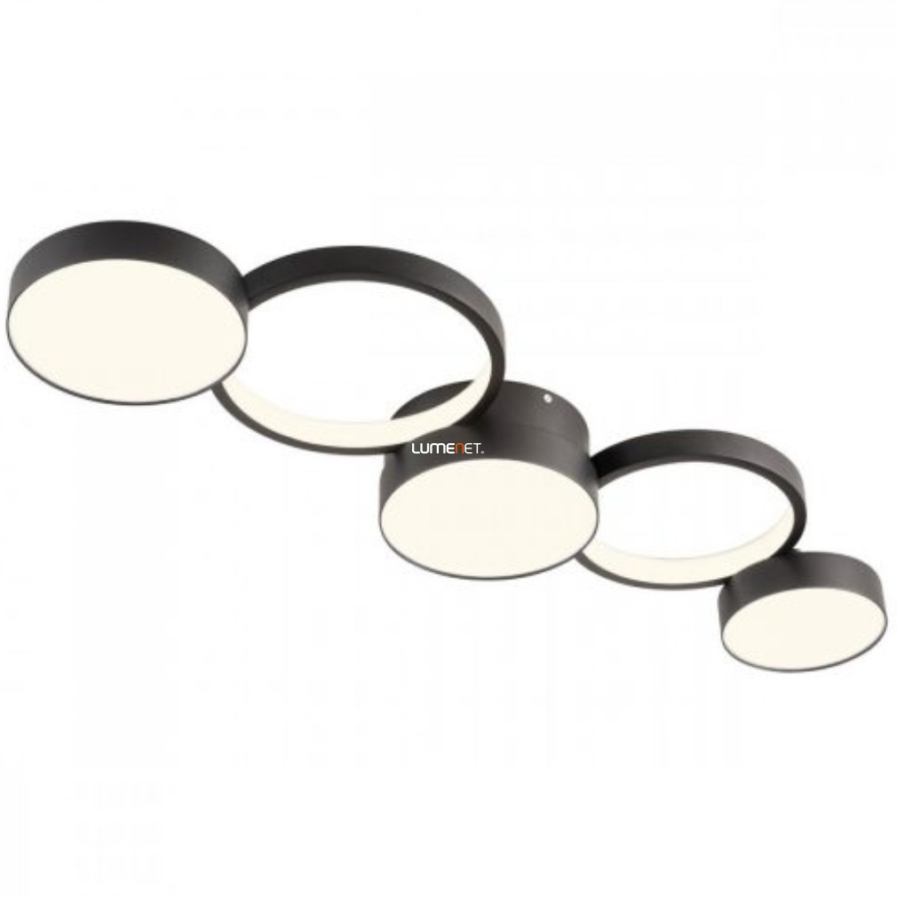 Lampă LED de tavan cu întrerupător, 65 W, alb cald, negru mat - Cronos Redo 01-2541