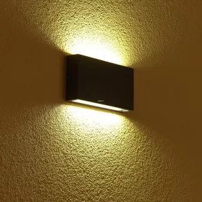   Lampă LED de exterior pentru perete, maro, 17,5 cm - Kamal Redo