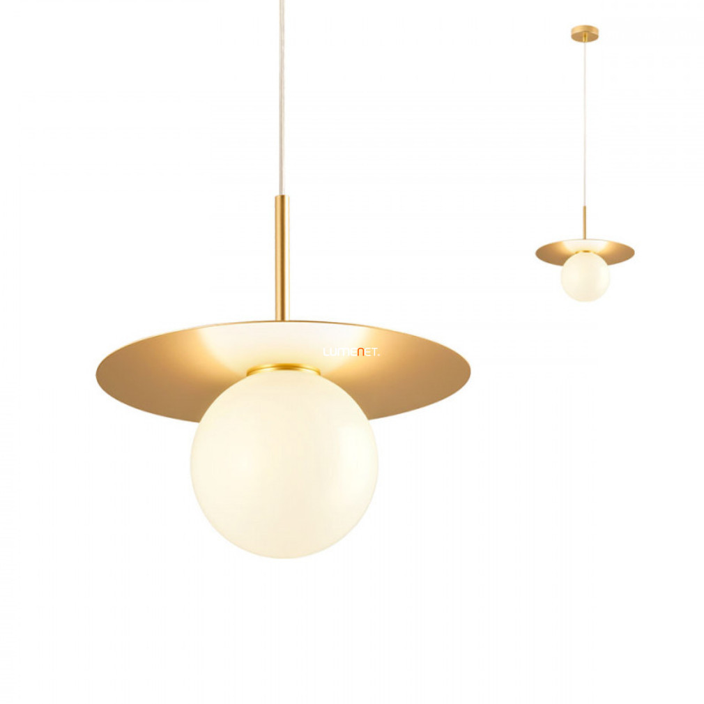 Lampa suspendată 30 cm, auriu mat - Plato Redo 01-2729