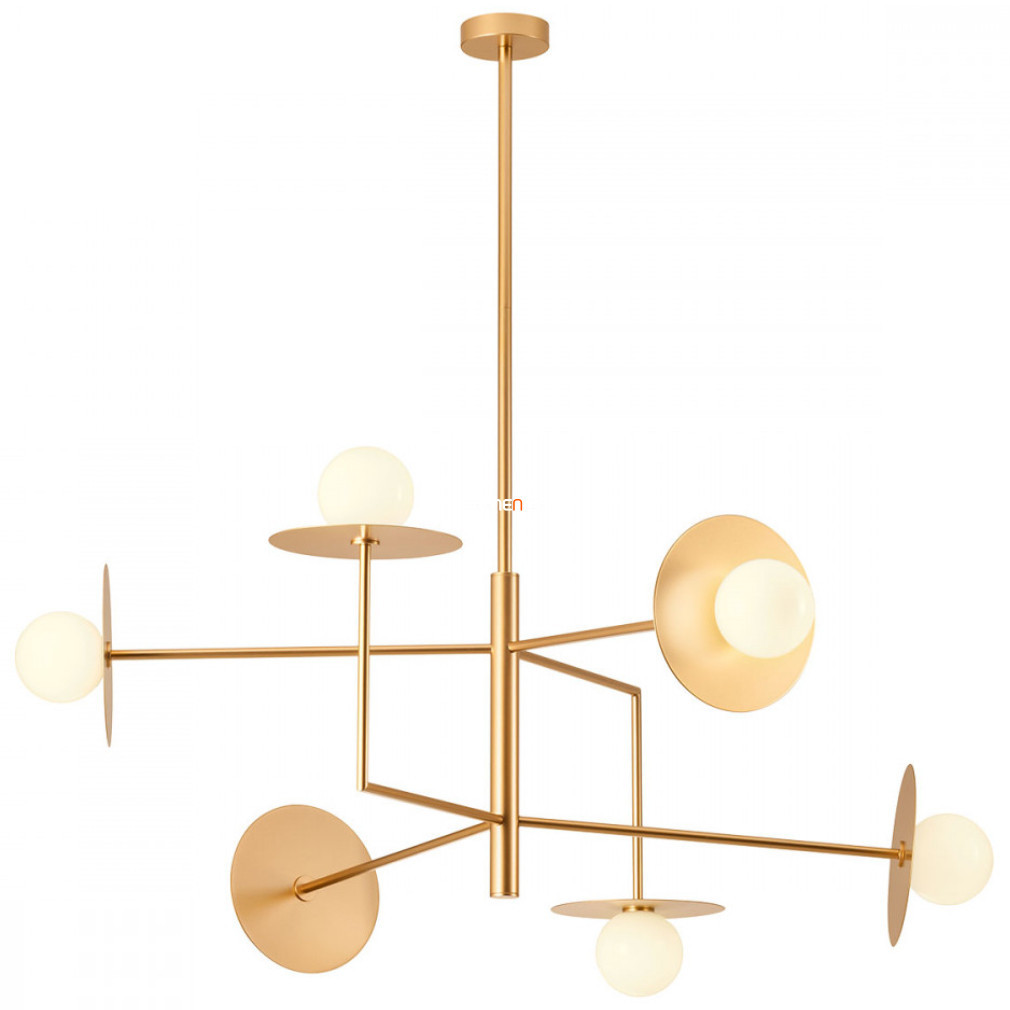 Candelabru de design auriu, cu 6 brațe - Plato Redo 01-2733