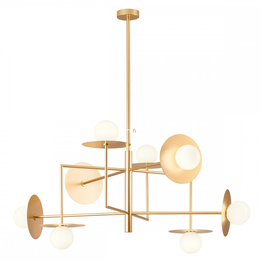 Candelabru modern în culoare auriu mat, cu 8 brațe - Plato Redo 01-2735