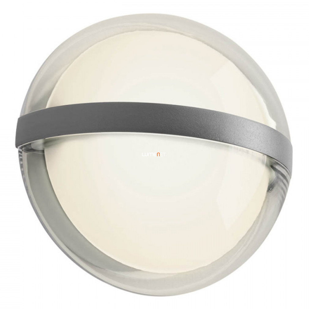 Lampă LED de perete pentru exterior 10,8 W, alb cald, gri (Sierra)