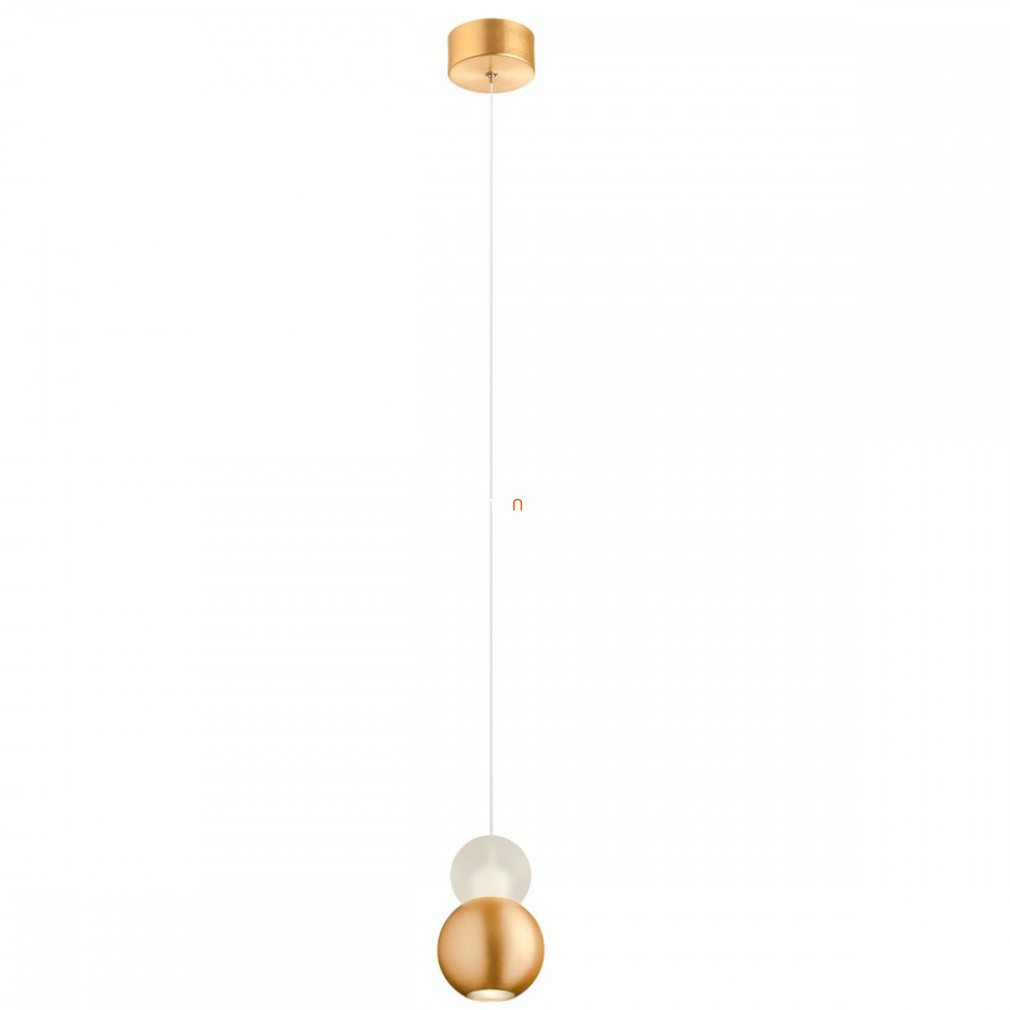 Lampa suspendată cu LED 8 W, alb cald, alb mat-auriu - Aoba Redo 01-2693