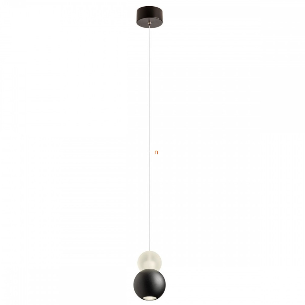 Lampa suspendată cu LED 8 W, alb cald, negru mat-alb mat - Aoba Redo 01-2694