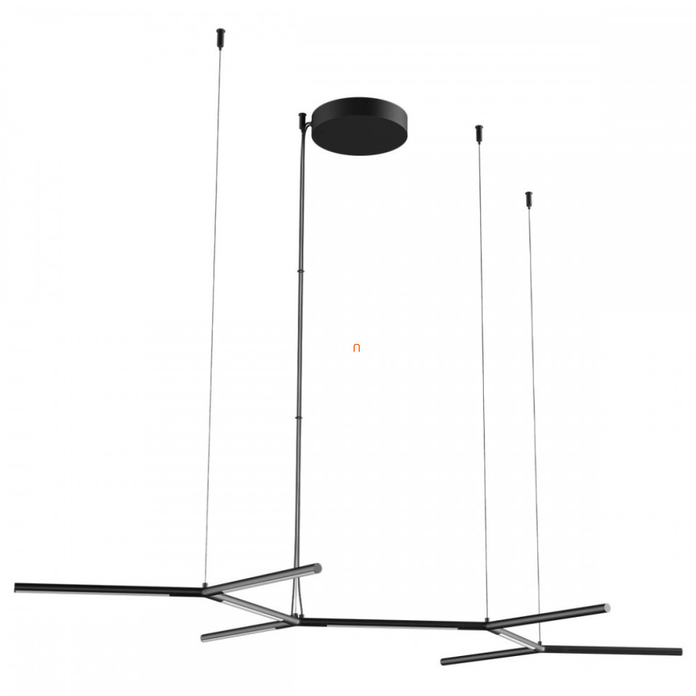 Lampă LED suspendată cu întrerupător, 65 W, alb cald, negru mat - Stick Redo 01-2797