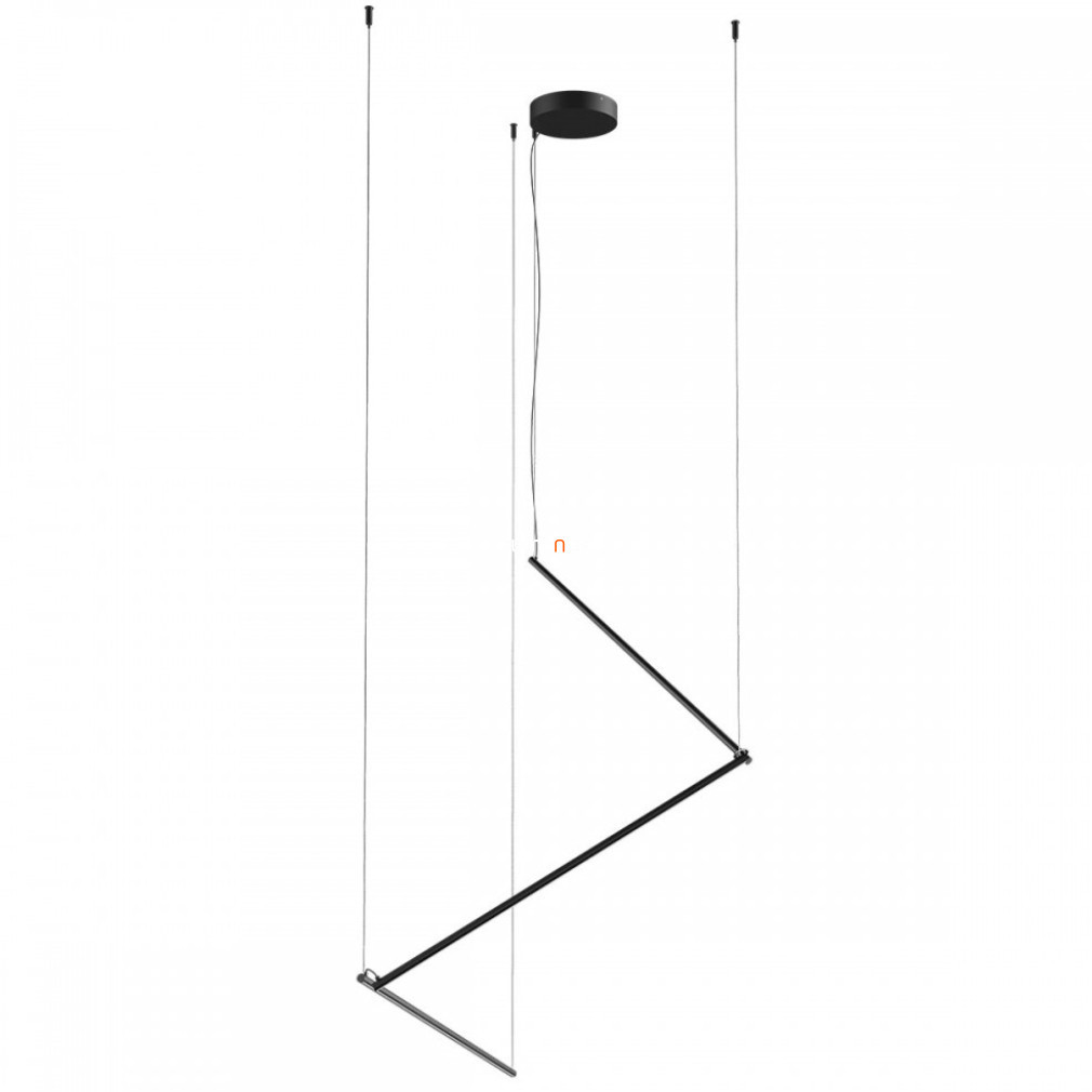 Lampă LED suspendată cu întrerupător, 36 W, alb cald, negru mat - Stick Redo 01-2799