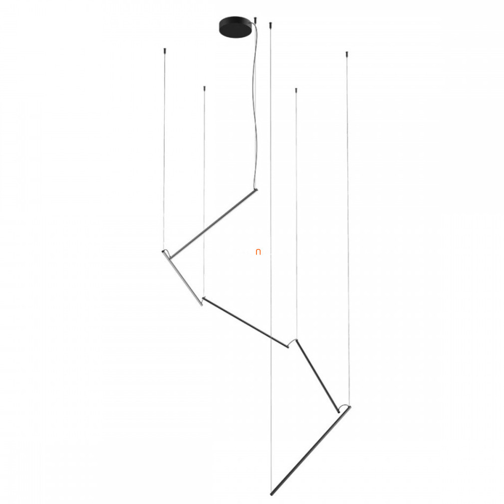 Lampă LED suspendată cu întrerupător, 48 W, alb cald, negru mat - Stick Redo 01-2801