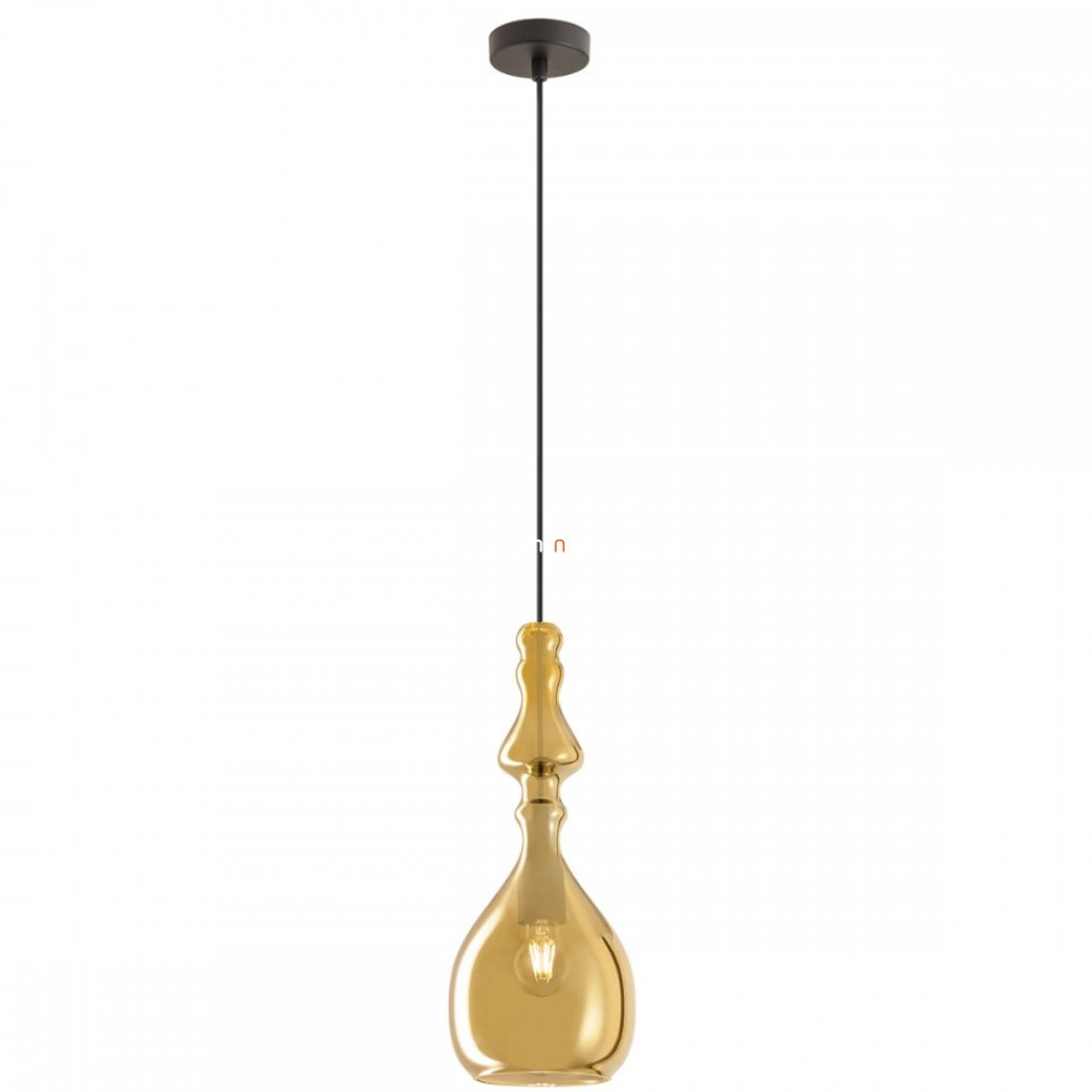 Lampa suspendată 18 cm, negru mat-auriu - Ambix Redo 01-2937