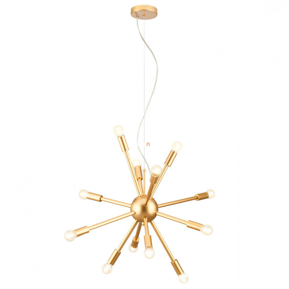 Lampa suspendată cu douăsprezece socluri, auriu mat - Stellar Redo 01-2933