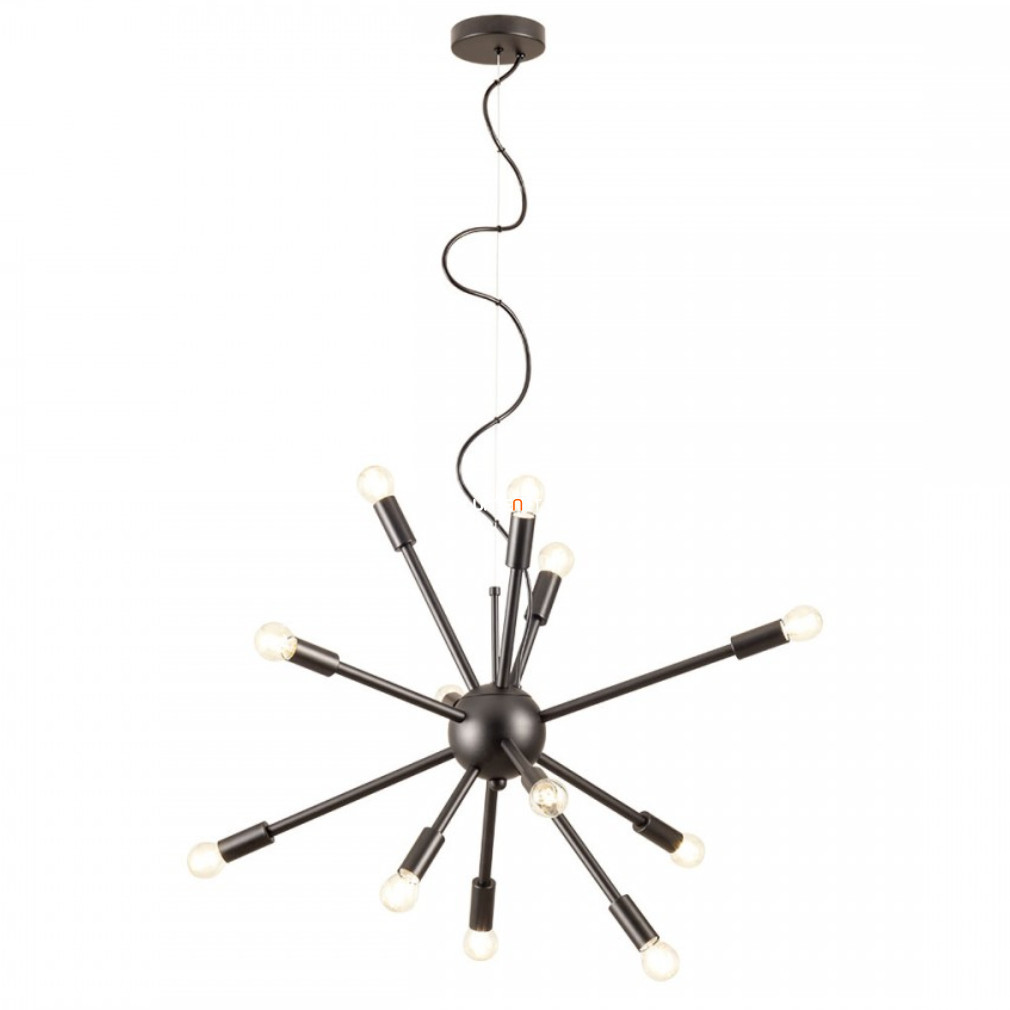 Lampa suspendată cu douăsprezece socluri, negru mat - Stellar Redo 01-2934