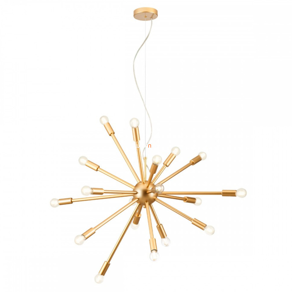 Lampă suspendată cu optsprezece socluri, culoare auriu mat - Stellar Redo 01-2935