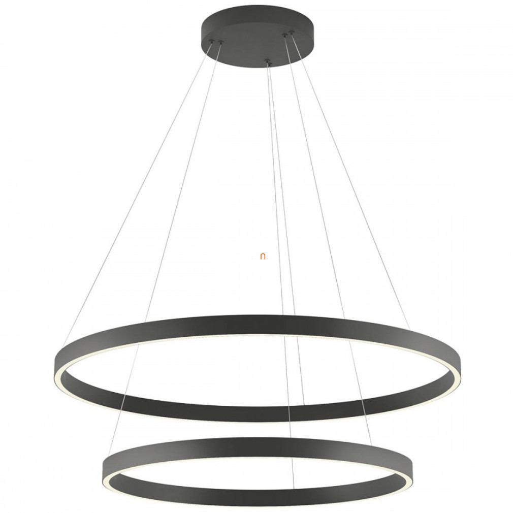 Lampă suspendată cu LED reglabilă cu întrerupător 82 W, alb rece, negru mat - Febe Redo 01-2898