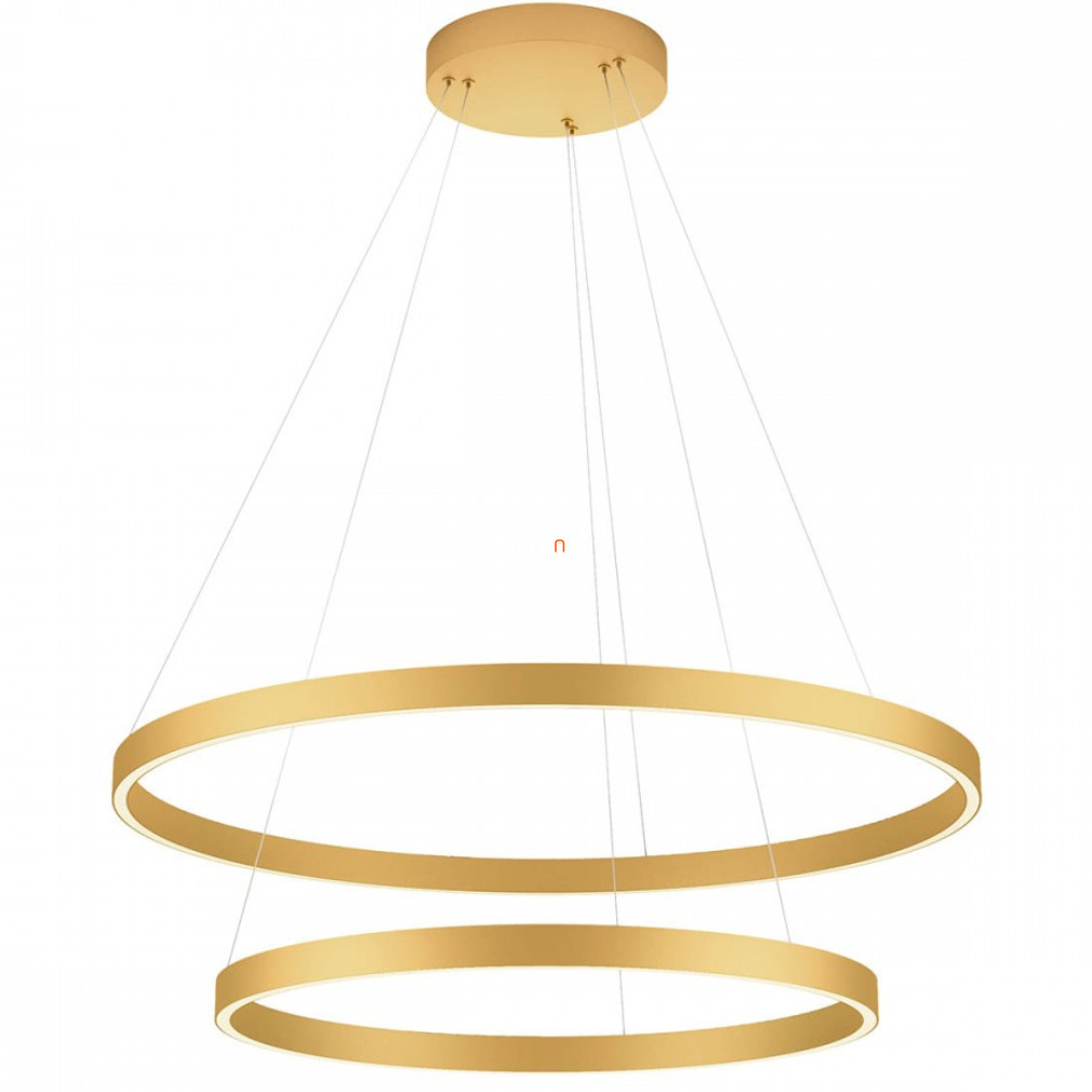 Lampă suspendată cu LED reglabilă cu întrerupător 82 W, alb cald, auriu - Febe Redo 01-2895