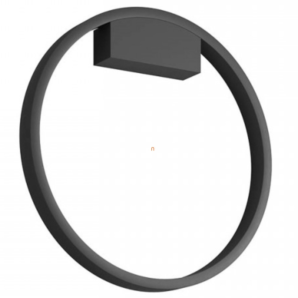 Lampă LED de perete cu întrerupător, 24 W, alb cald, negru mat - Febe Redo 01-2819
