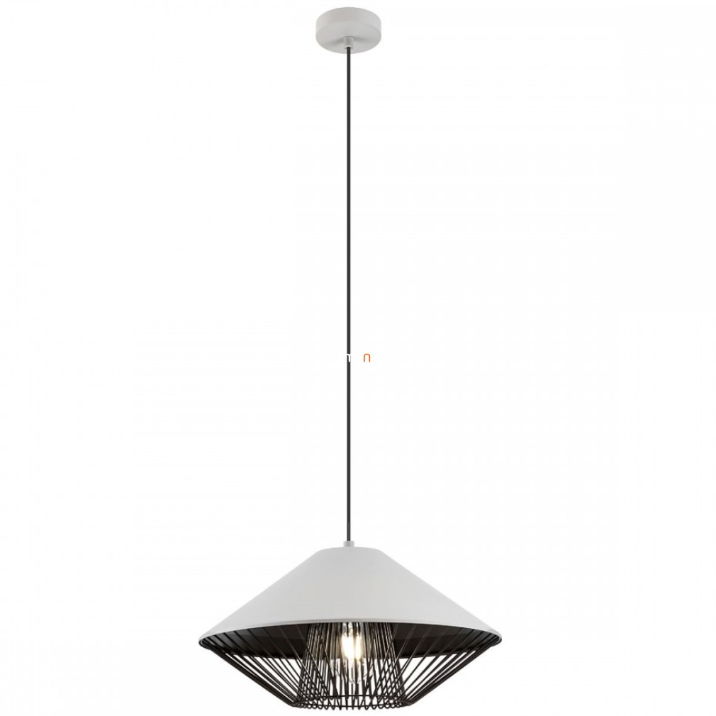 Lampa suspendată 39,6 cm, alb mat-negru mat - Grill Redo 01-3004