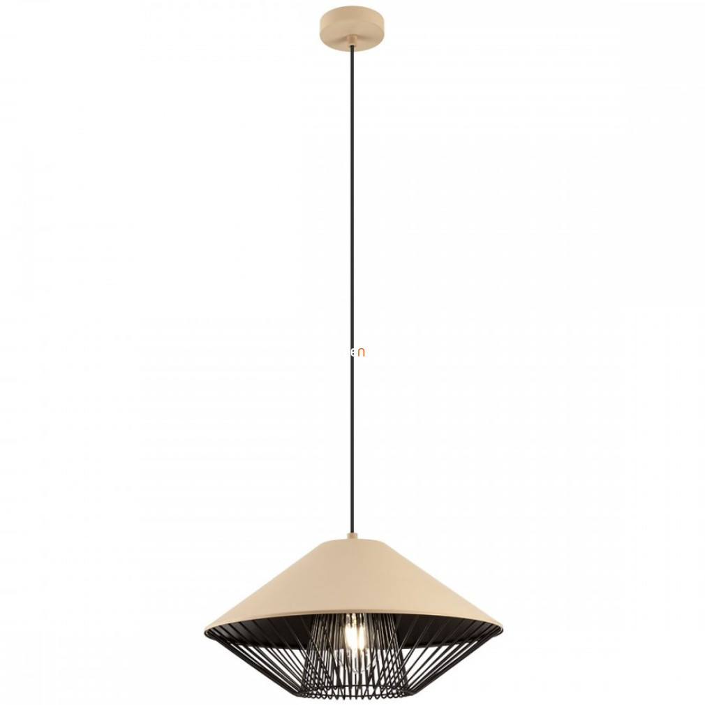 Lampa suspendată 39,6 cm, bej-negru mat - Grill Redo 01-3007