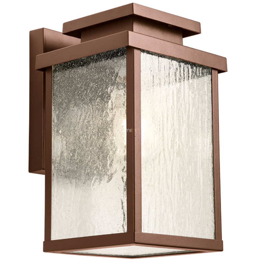 Lampă de exterior pentru perete, cu abajur din sticlă cu efect de picături de apă - Yard Redo 90463