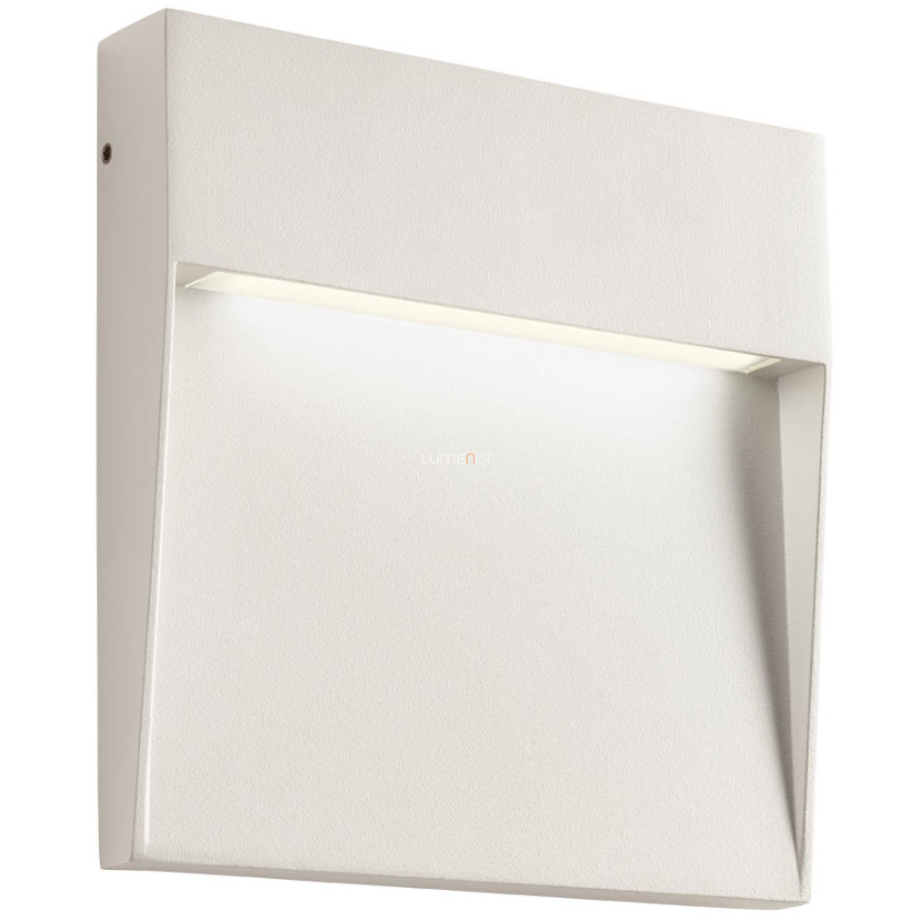 Aplică de exterior cu LED în alb mat, 16x16 cm (Lander)