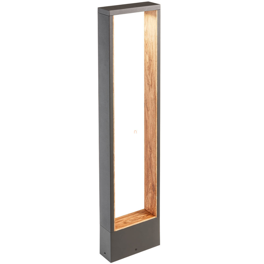 Lampă LED de exterior în stil minimalist, 80 cm, cu cadru interior cu efect de lemn - Wald Redo 90509