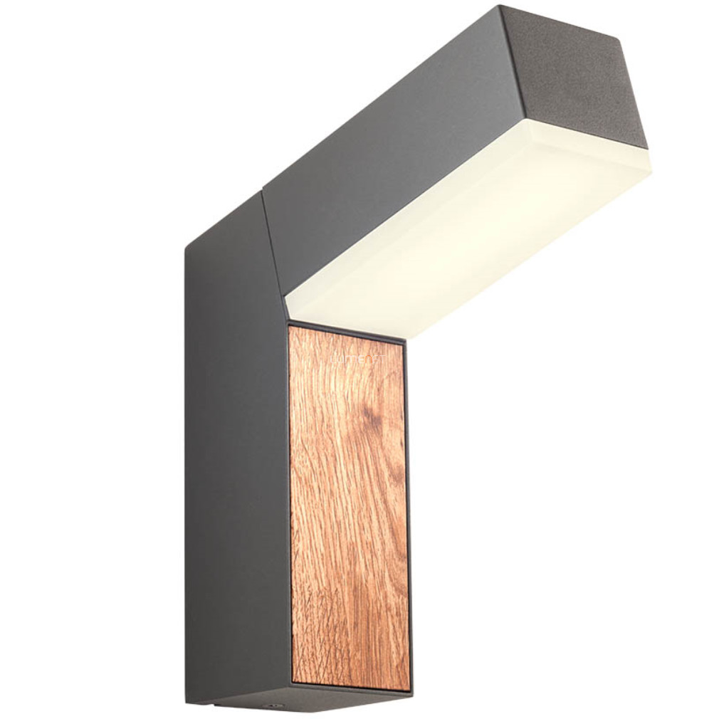 Lampă LED de perete pentru exterior, stil scandinav, efect de lemn (Woody)