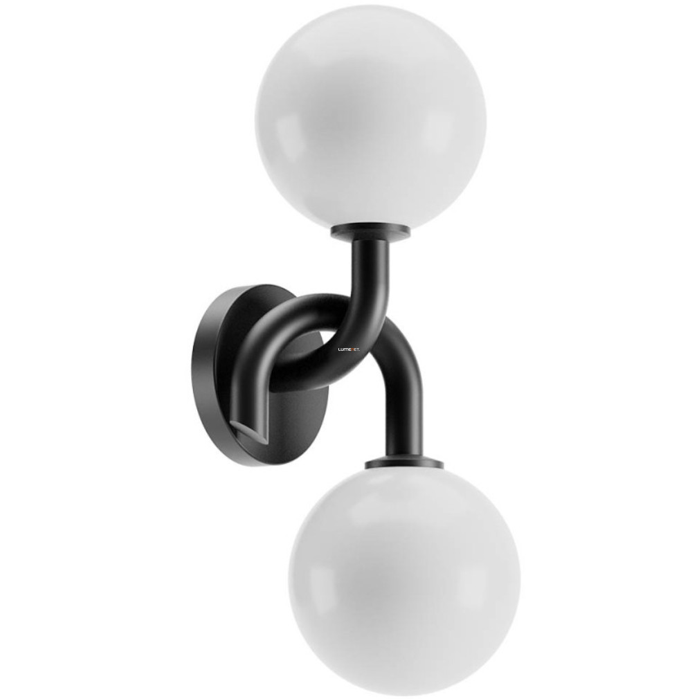 Lampa de perete cu două brațe, negru - Confusio Redo 01-3255