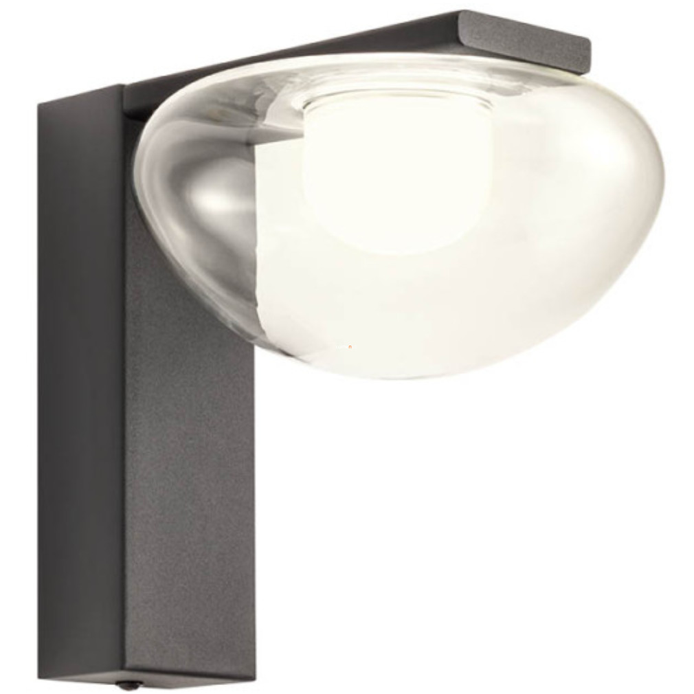 Lampă de perete cu LED în negru, 16 cm (Sinclair)