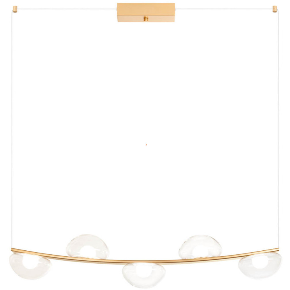Lampa suspendată cu LED reglabilă, culoare auriu mat, 87 cm - Sinclair Redo 01-3243