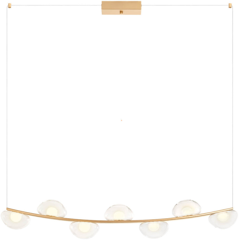Lampă LED suspendată reglabilă, culoare auriu mat - Sinclair Redo 01-3245